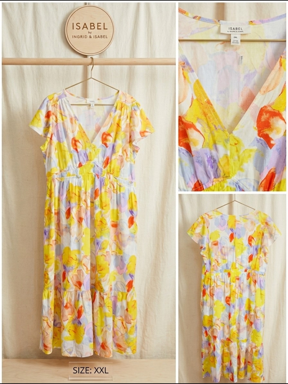 Isabel by Ingrid & Isabel Floral Maternity Maxi Dress